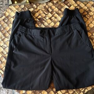 White House Black Market Charcoal Tapered Pants